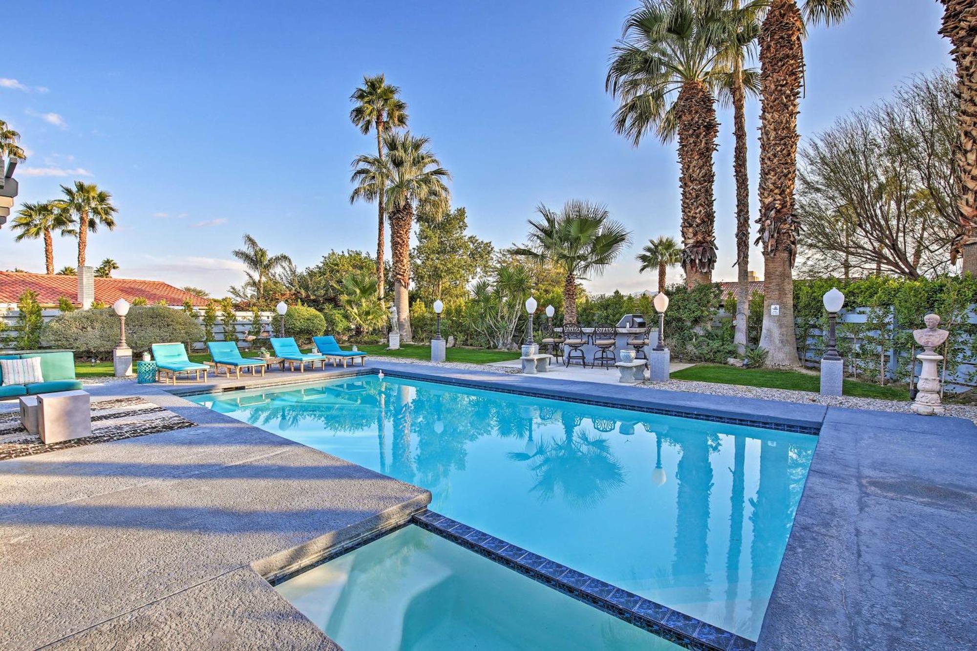 Pet-Friendly Palm Springs Escape With Heated Pool! Villa Ngoại thất bức ảnh