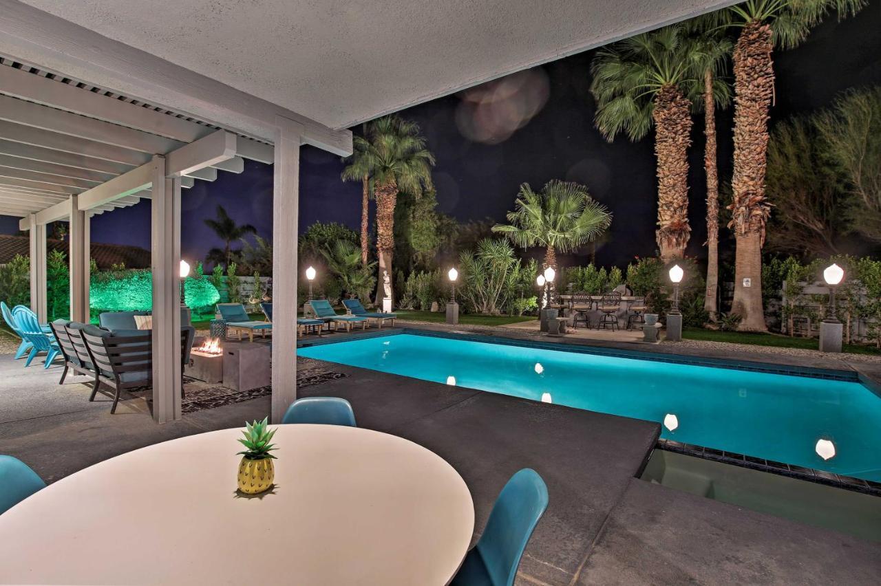 Pet-Friendly Palm Springs Escape With Heated Pool! Villa Ngoại thất bức ảnh