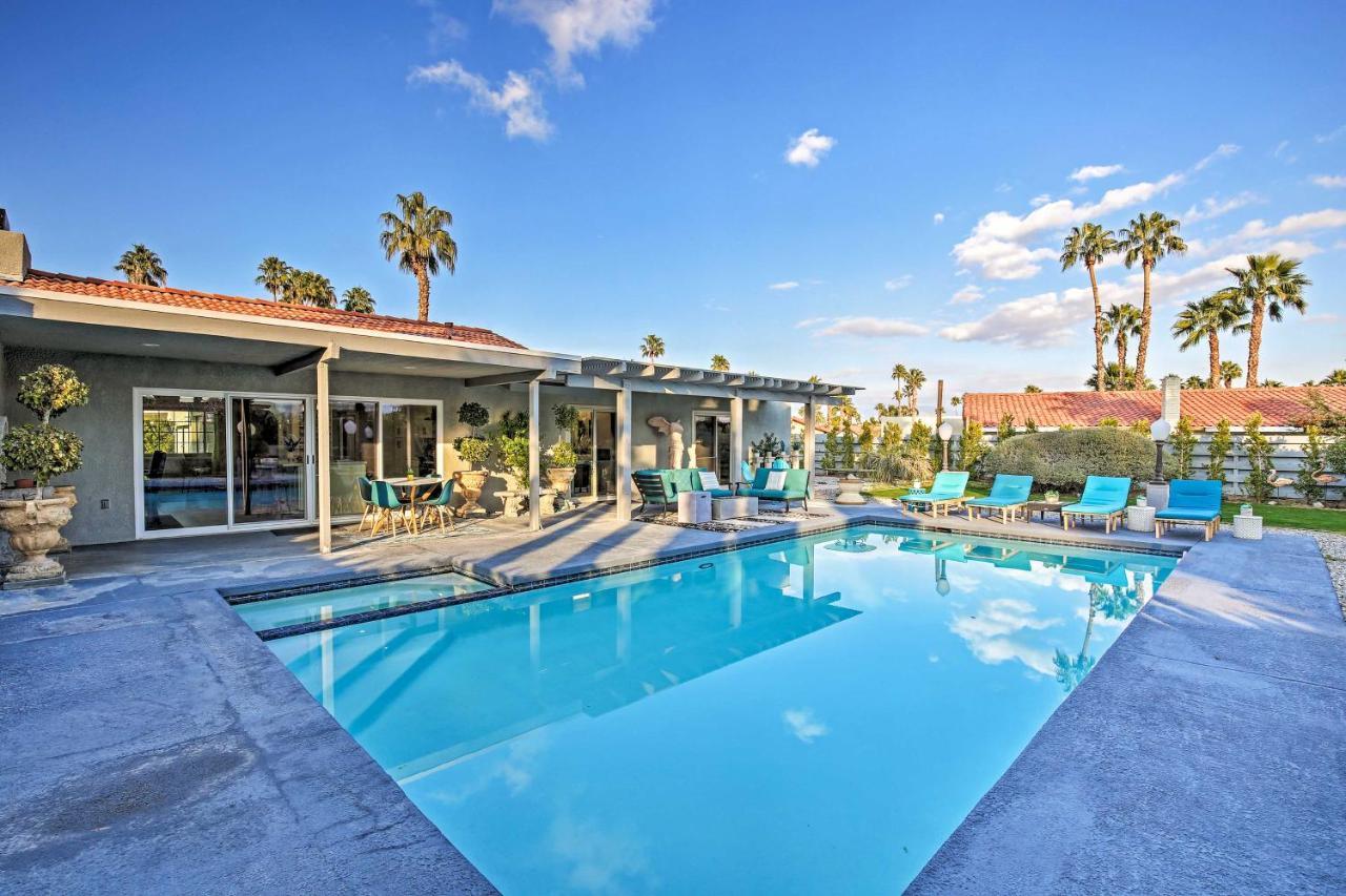 Pet-Friendly Palm Springs Escape With Heated Pool! Villa Ngoại thất bức ảnh